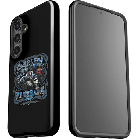 Liquid Blue NFL Carolina Panthers Running Back Galaxy S25 Plus Impact Case